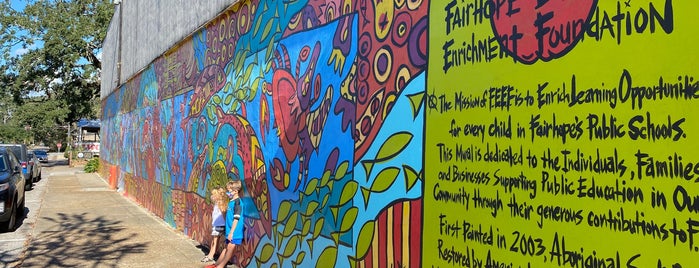 Aboriginal Sea Life Mural is one of Mobile Must-Do.