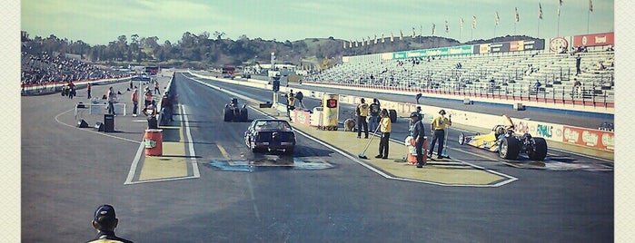 AAA Auto Club Raceway is one of Tempat yang Disukai Patrick.