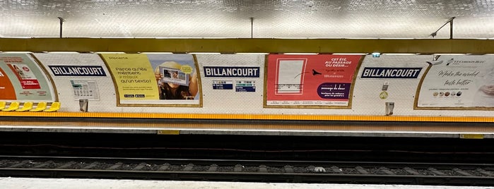 Métro Billancourt [9] is one of Went before.