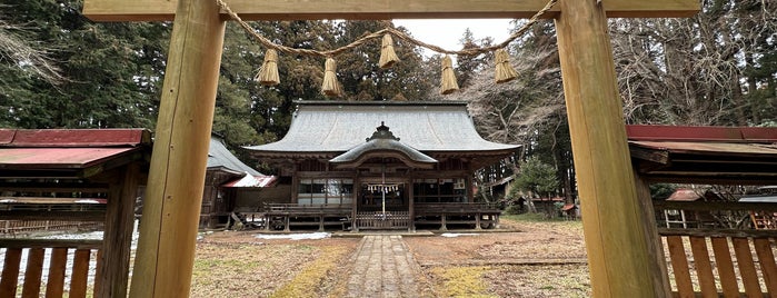 馬場都々古和氣神社 is one of 別表神社 東日本.