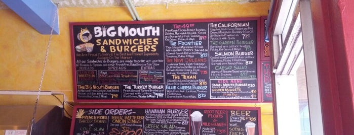 Big Mouth Burgers is one of San Francisco.