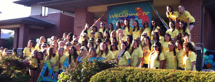 Alpha Delta Pi House is one of Chapter Roll Call.