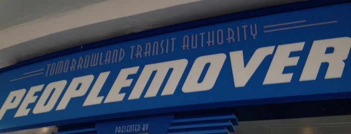 Tomorrowland Transit Authority PeopleMover is one of Disney World.