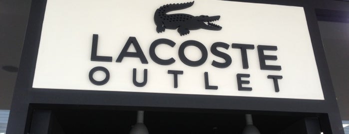 Lacoste Outlet is one of Locais curtidos por Rafael.
