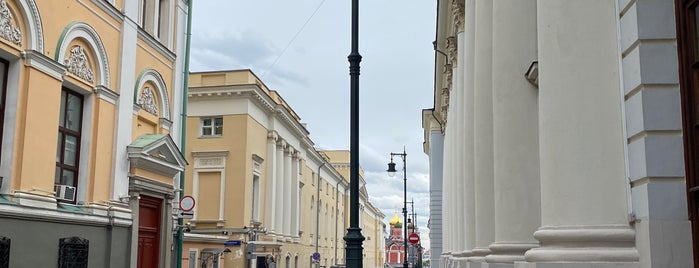 Рыбный переулок is one of Moscow.