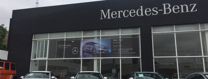 Mercedes Benz is one of the places!!.