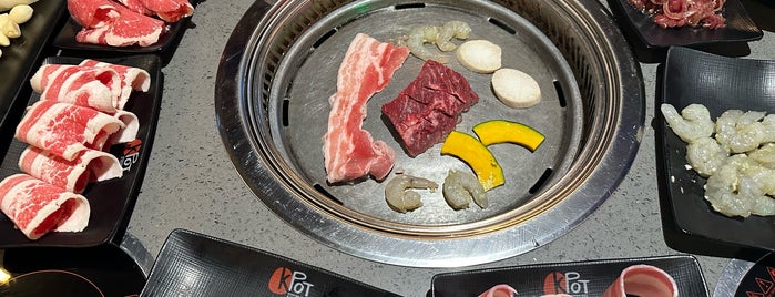 KPot Korean BBQ & Hot Pot is one of Alexさんの保存済みスポット.