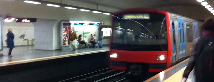 Metro São Sebastião [AZ,VM] is one of Metro Lisboa.