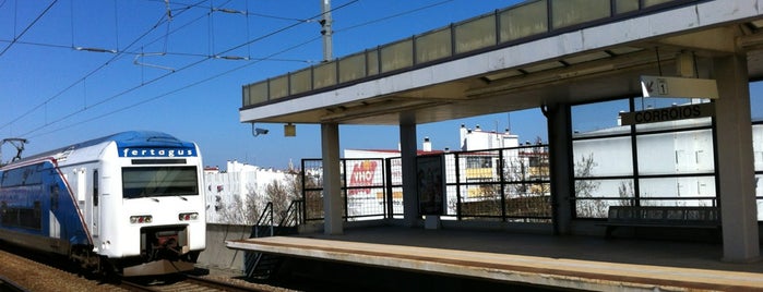 Estação Ferroviária de Corroios is one of Estações Ferroviárias servidas pela Fertagus.