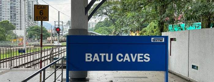 KTM Line - Batu Caves Station (KC05) is one of KTM Komuter Stations.