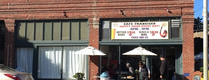 Cafe Francisco is one of Great SF Coffee Shops.