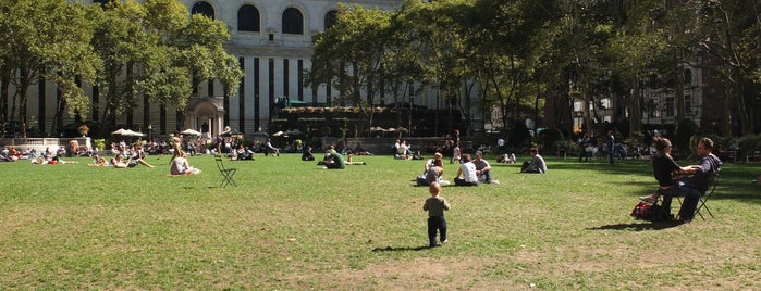 Bryant Park is one of Venues.