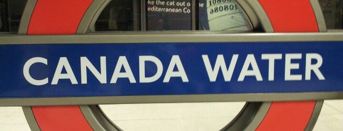 Canada Water London Underground and London Overground Station is one of Nancy Coffee ? Yes Thankyou!.