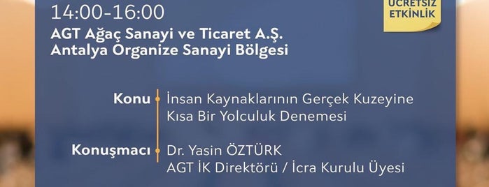 AGT A.Ş. is one of henry'in Beğendiği Mekanlar.