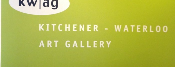 Kitchener-Waterloo Art Gallery is one of Tempat yang Disukai Ethan.
