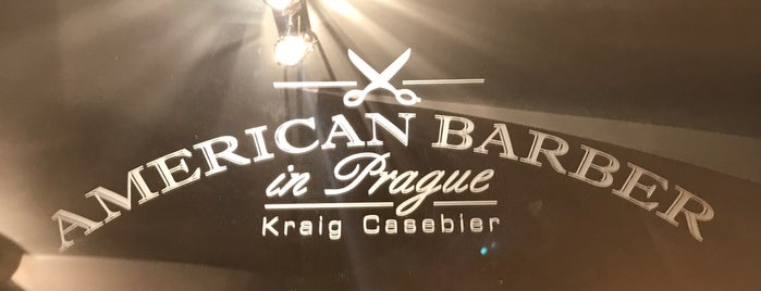 Kraig Casebier: American Barber & Whiskey Bar is one of Prague Shopping.