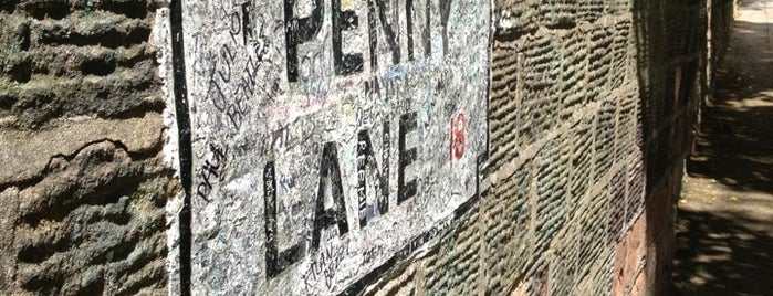 Penny Lane is one of Liverpool City Badge: I am a Scouser.