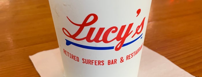 Lucy's Retired Surfers Bar and Restaurant is one of The 13 Best Places for Shrimp Tacos in New Orleans.