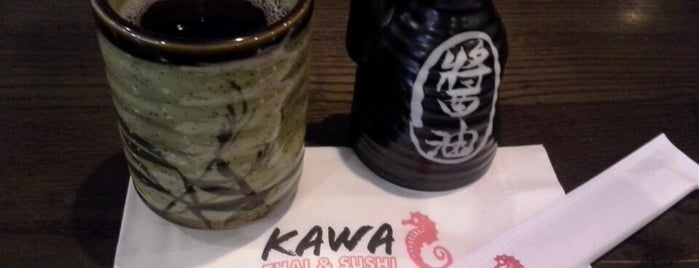 Kawa Thai & Sushi is one of สถานที่ที่ Dale ถูกใจ.