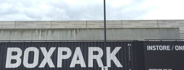 BOXPARK Shoreditch is one of London.