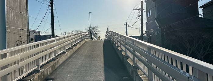 鷺沼西跨線橋 is one of 習志野ハミングロード.