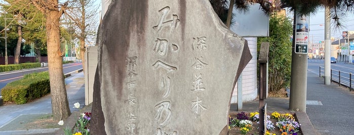みかへりの松 is one of 中山道.