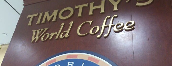 Timothy's World Coffee is one of Darwin'in Beğendiği Mekanlar.