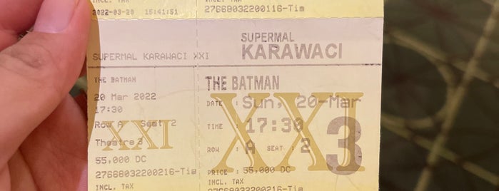 Karawaci XXI is one of Movie Theater.