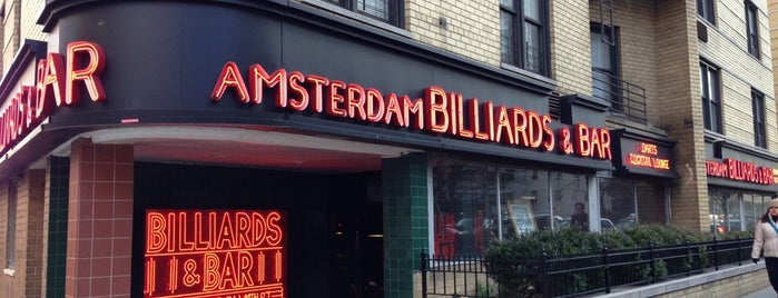 Amsterdam Billiards & Bar is one of Pinball NYC.
