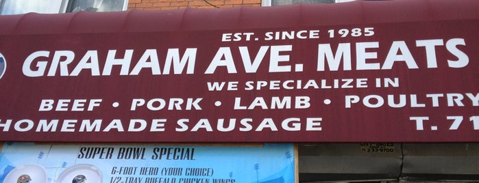 Graham Avenue Meats and Deli is one of New York City.