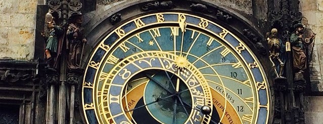 Horloge astronomique de Prague is one of Pražské památky.