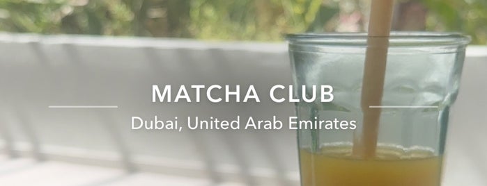 Matcha Club Meydan is one of UAE.