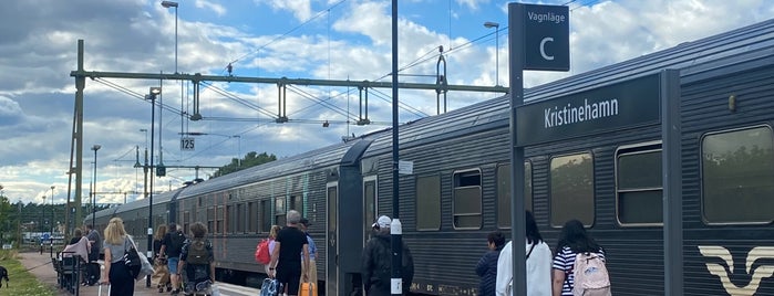 Kristinehamn Station is one of Tågstationer - Sverige.