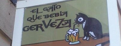 El gato que bebía cerveza is one of Tempat yang Disukai Hugo.