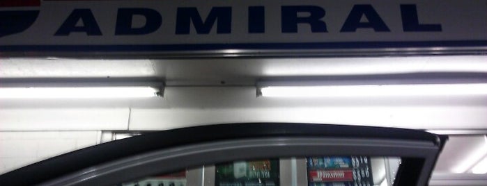 Admiral North Gas Station is one of my places.