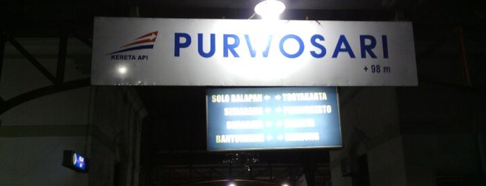 Stasiun Purwosari is one of Train Station Java.