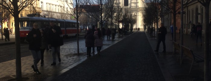 Česká (tram, bus) is one of Brno Streets.