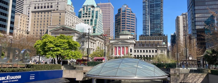 Robson Square is one of Vancouver.