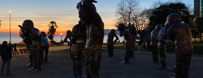 A-maze-ing Laughter by Yue Minjun is one of Vancouver.