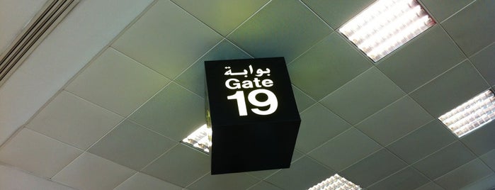 Gate 19 is one of Airport a round the world.