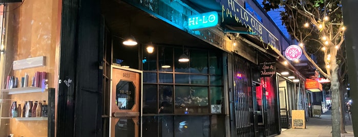 Hi-Lo Club is one of Fav SF bars.