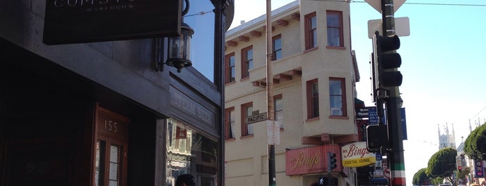 Comstock Saloon is one of SF drink spots.