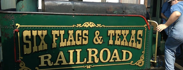 Texas Depot is one of Six Flags Over Texas - The Big List.