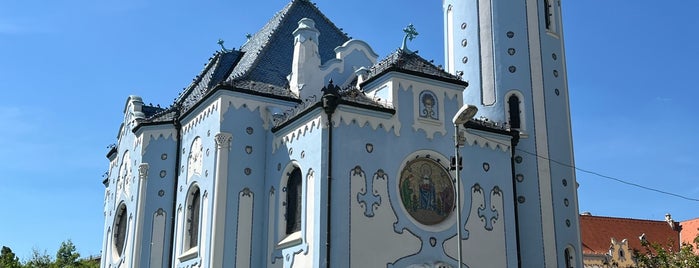 Kostol sv. Alžbety (Modrý kostolík) is one of Ba.