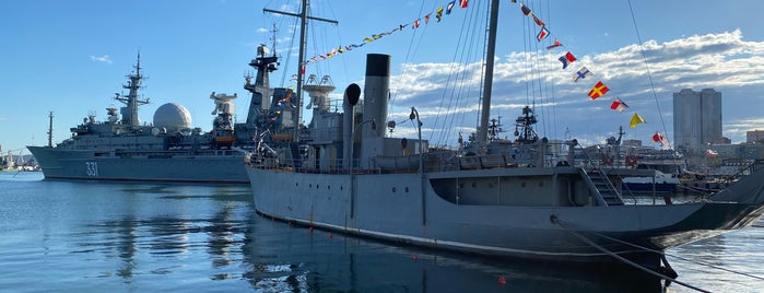 Мемориальный корабль "Красный Вымпел" is one of К посещению.