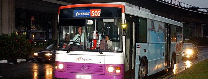 SBS Transit: Express 502A is one of SG Express bus services.