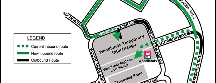 Woodlands Integrated Transport Hub is one of TPD "The Perfect Day" Bus Routes (#01).
