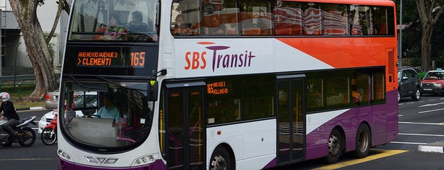 SBS Transit: Bus 165 is one of p sg.