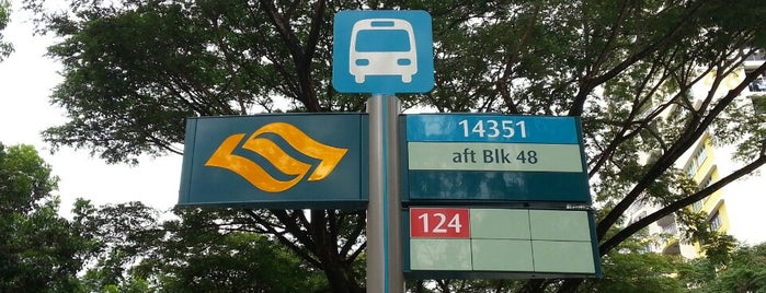 Bus Stop 14351 (After Blk 48) is one of TPD "The Perfect Day" Bus Routes (#01).
