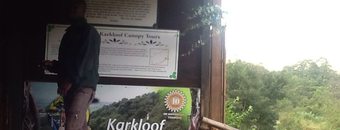 KarKloof Canopy Tours is one of The Midlands Meander.